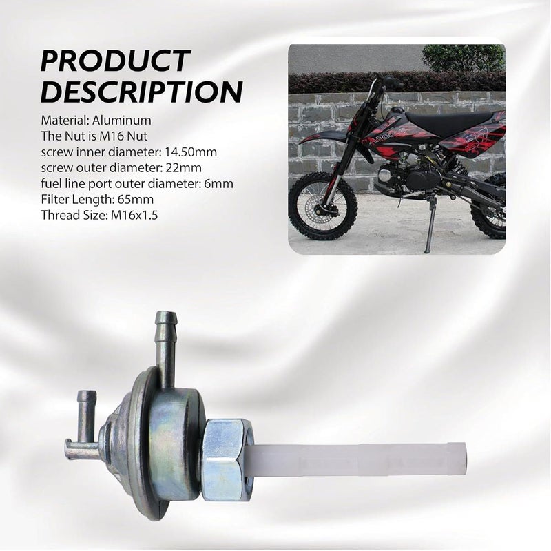 OXCANO Petcock Gas Fuel Switch Pump Valve Compatible With GY6 50cc 70cc 90cc 110cc 125cc 150cc ATV 139QMB Go Kart Moped Scooter Fuel Petcock - Image 4